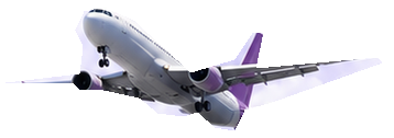 Passenger aircraft taking off